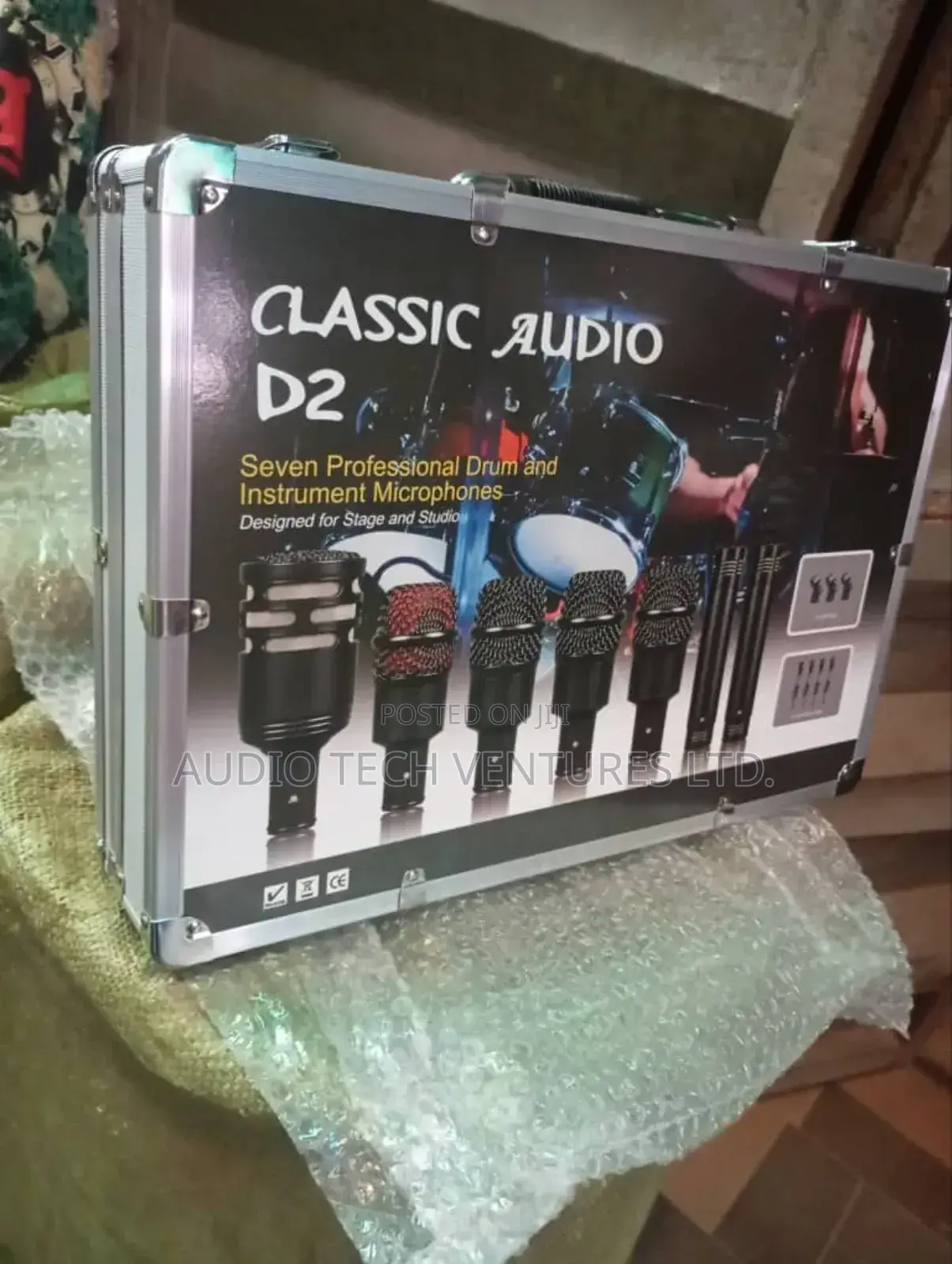 Classic Audio D2 Drum Mic 7 Set