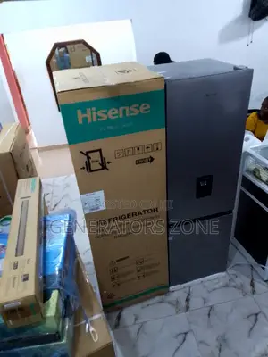 Sleek Silver Hisense 264l Rd-35dcb Double Door Refrigerator