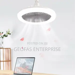 2 IN 1 Ceiling Fan With LED Light and Light Bulb