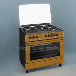 Maxi 60*90 (4+2) Burner Gas Cooker Wood