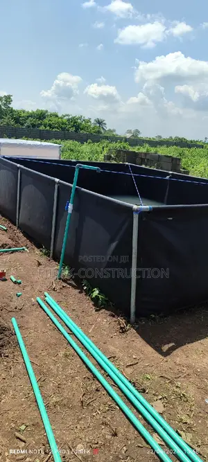 Mobile Tarpaulin Fish Pond (1500 Capacity Table Sizeoffish)
