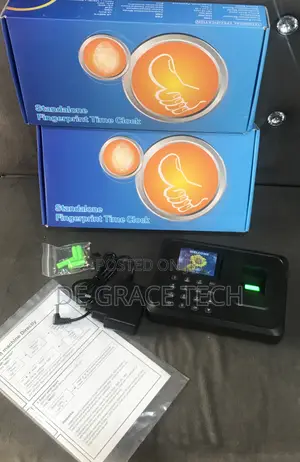 Standalone Fingerprint Time Attendance Clock Inbuilt Battery