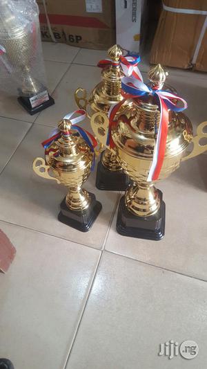 Set of Gold Trophies