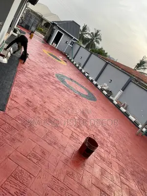 Woodframe Concrete Stamped Floor
