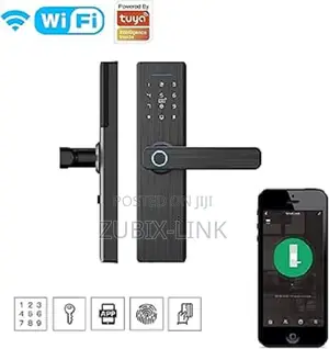 Smart Door Lock Tuya APP Wi-Fi Remote Control Fingerprint