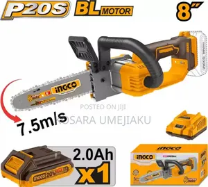 Ingco Cordless Chainsaw 8 Inches 20v