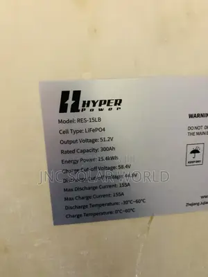 15kwh/48v Hyper Power Lithium Battery