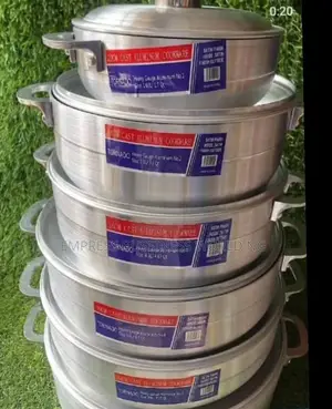 Set of 6 Quality Pot Set