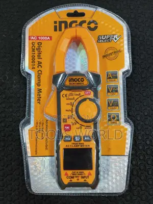 Ingco Digital Ac Clamp Meter 60mω 1000a Dcm100014