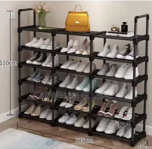 6layer 3 Rolls Shoe Rack and Bag Rack