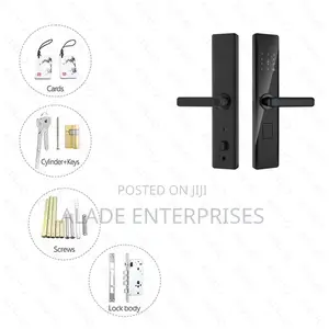 Tuya Digital Door Lock Wooden Door for Apartment Office Use
