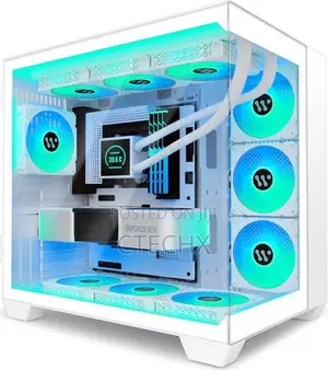 Gaming Computer Case With 6 PWM Argb Fans