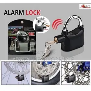Anti-Theft Security Alarm Padlock (With Loud Siren/Padlock)
