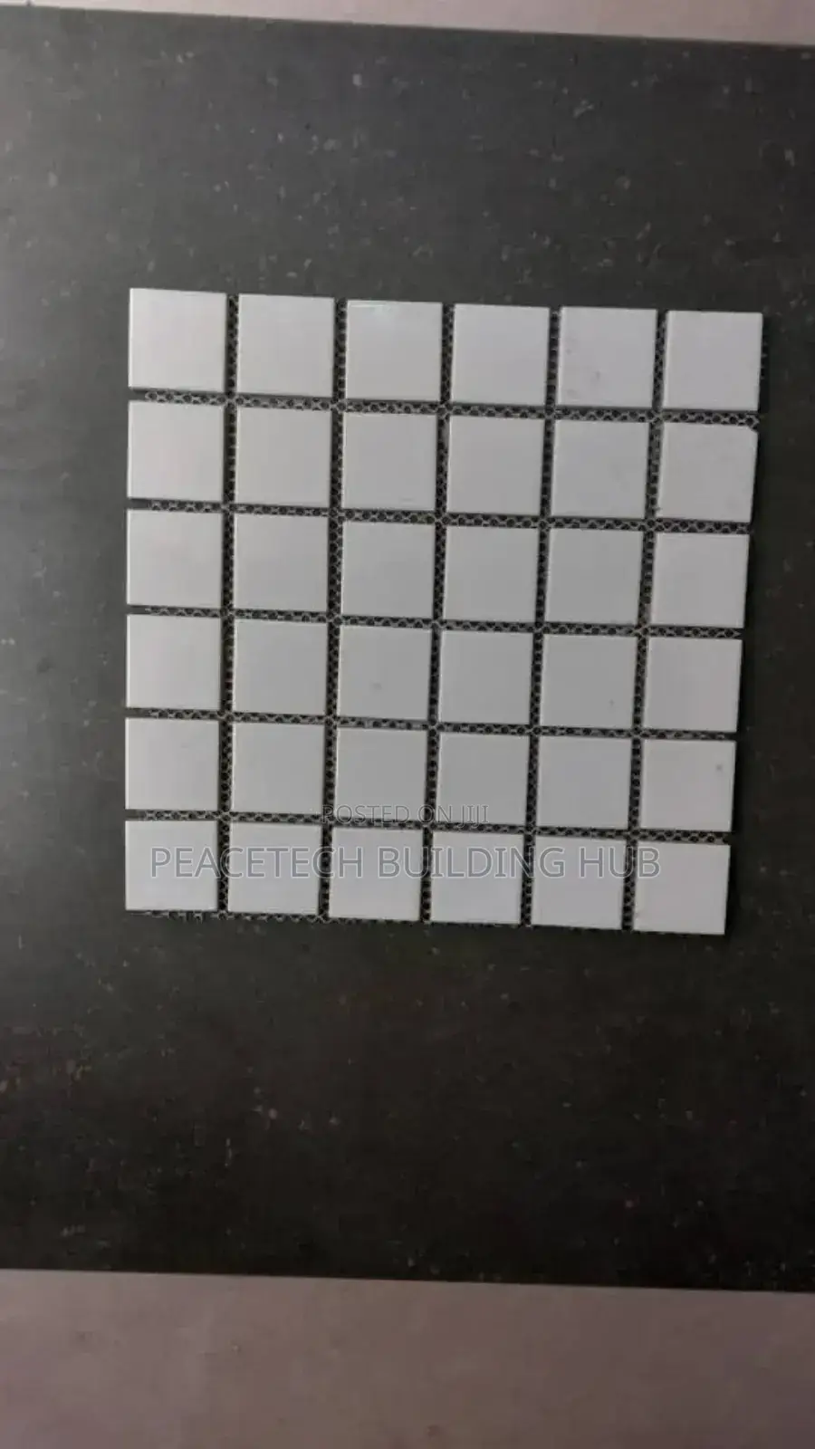 White Mosaic Tiles 2×2