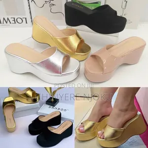 Wedge Slippers Shoes