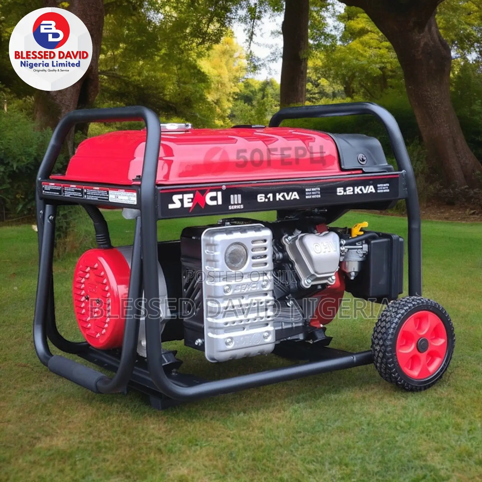 Senci Sc7800e, 5.2kva Key Starter Generator