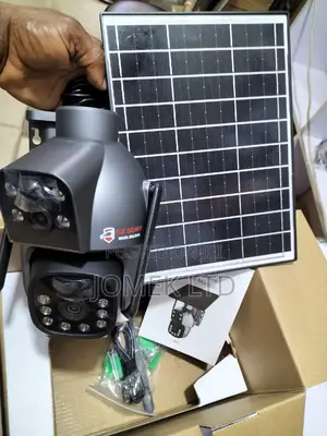 5mp Solar Powered 4g Dual Lens Rotational CCTV Camera