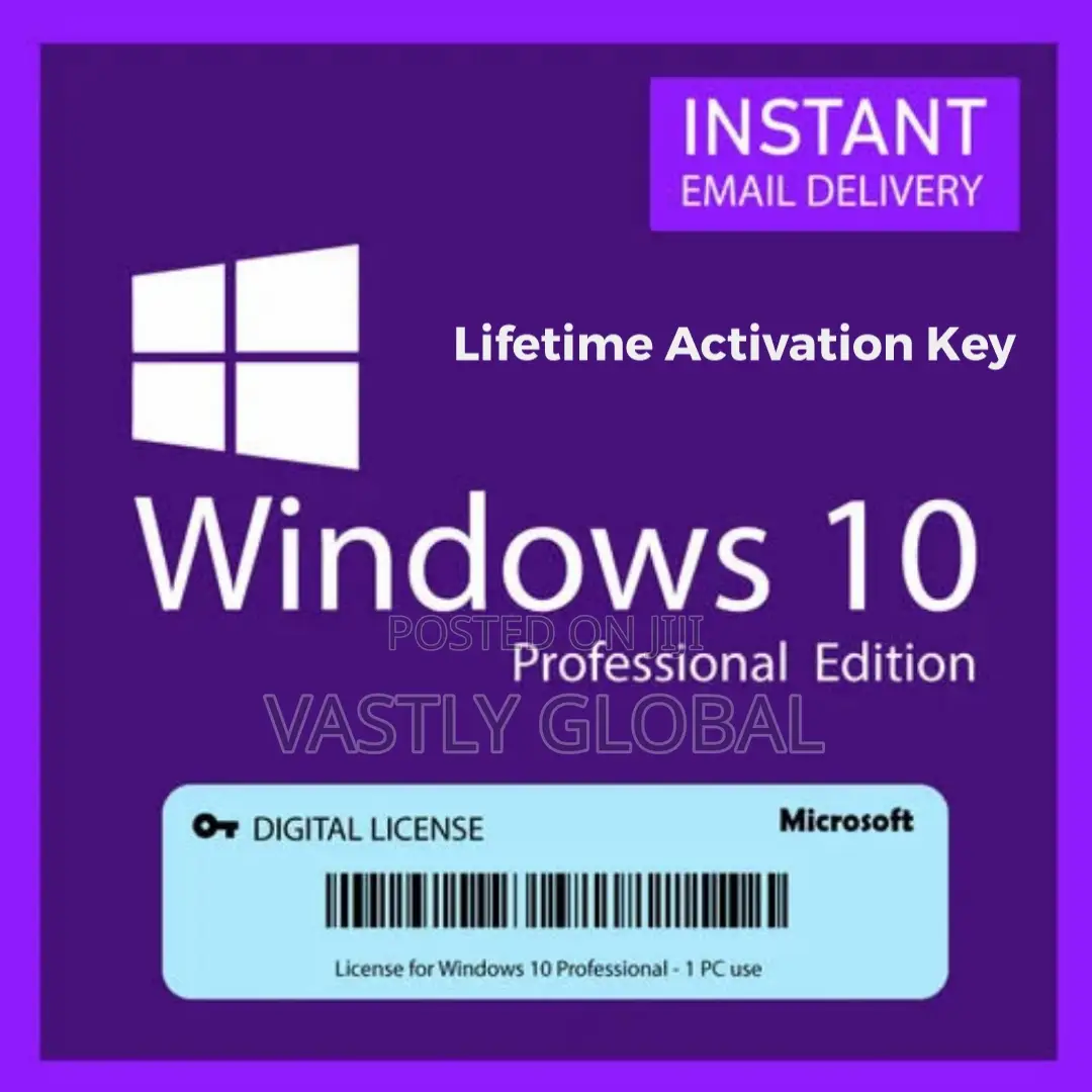 Windows 10 Pro Lifetime Key - 1 PC