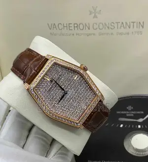 Original Vacheron Constantin Brown Leather Strap Watch