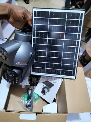 5gsolar Powered 4g Simcard Dual Lens Rotational CCTV Camera