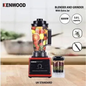 8,000W (3L Jar) Kenwood Blender With Two Cups -
