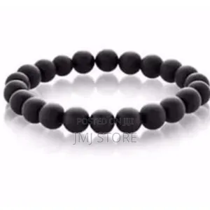 Fashion Jewelry Men's Beaded Bracelet - Black