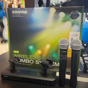 Shure BLX288/PG58 Wireless Mic- Perfect for Church, Vocals