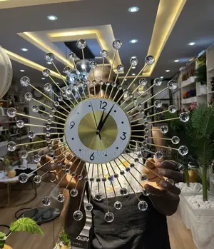 Crystal Wall Clock