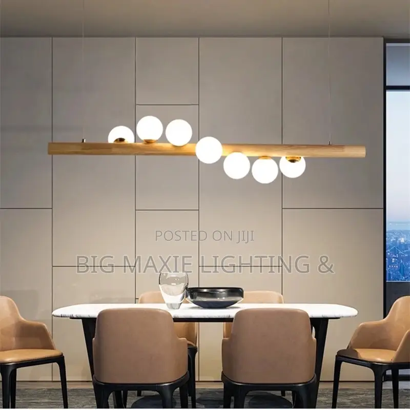 Solid Wood Magic Bean Pendant Lights