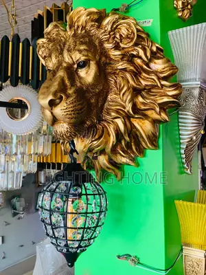 Lion Head Wall Lamp