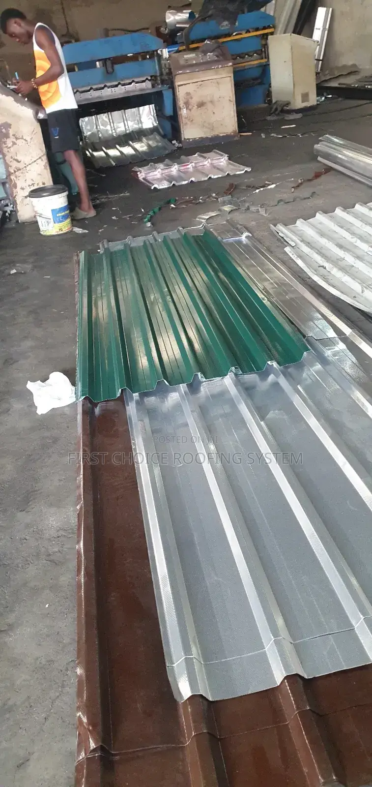 Different Design Ovenbaked Aluminium Roofing