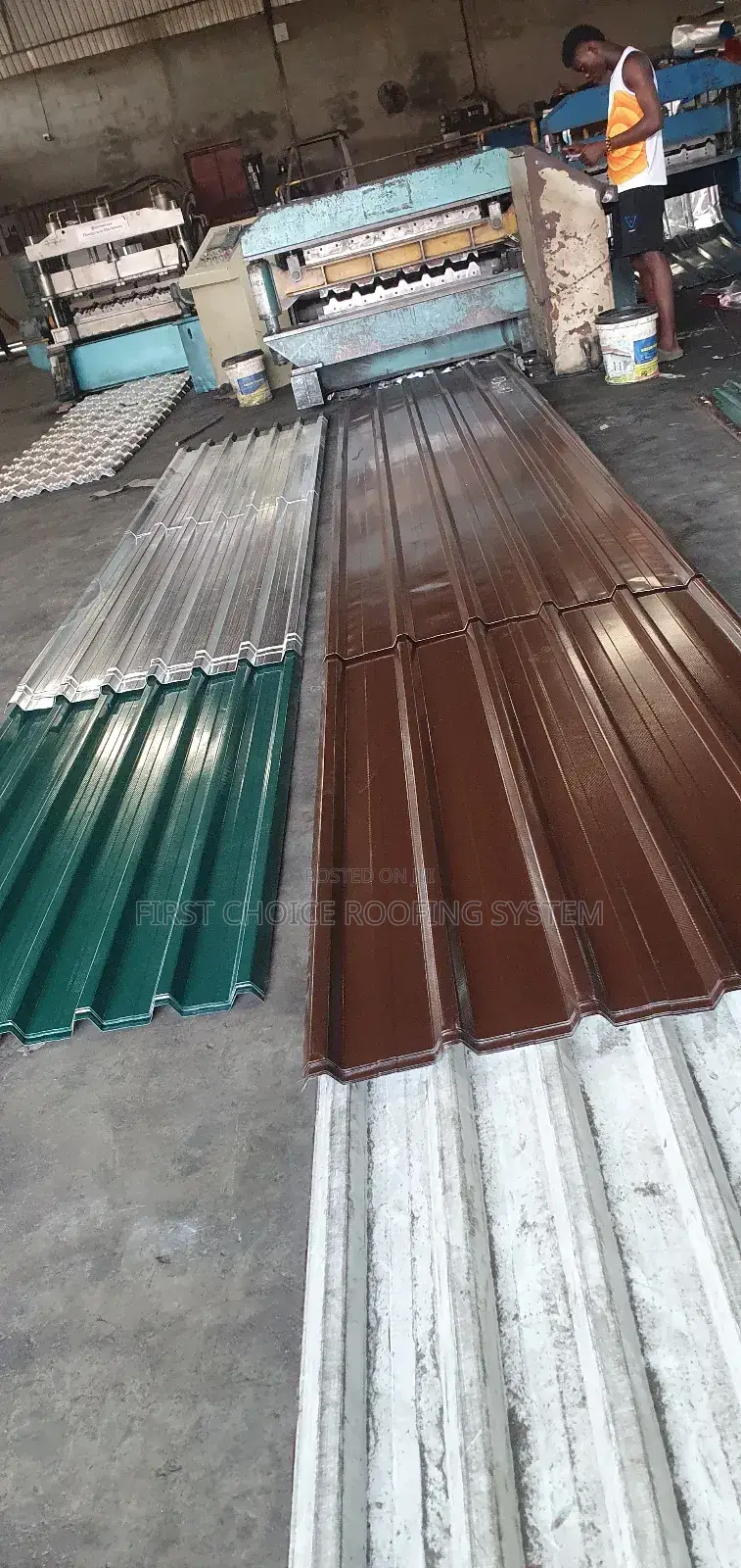 Different Design Ovenbaked Aluminium Roofing