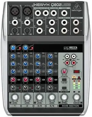 Behringer Q802USB Premium 8-Input 2-Bus Mixer With XENYX Mic