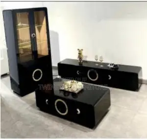 New Modern Tv Stand With Centre Table and Wine Bar