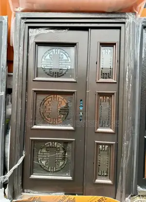 4ft by 7ft Copper With Glass German Standard Lounge Door.