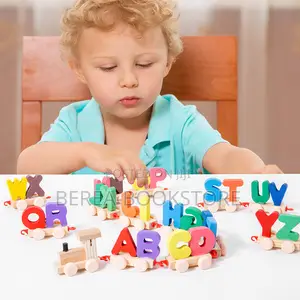Alphabet Wooden Educational Train Toy
