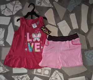 Toddler Girlslove Top Shorts Outfit Set
