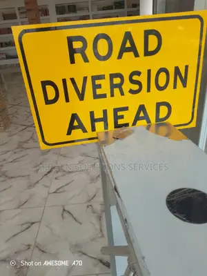 Quality Diversion Ahead Traffic Signs