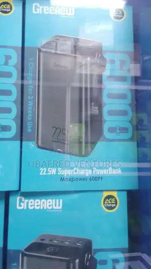 Itel Greenew Powerbank - 60000mah - Black