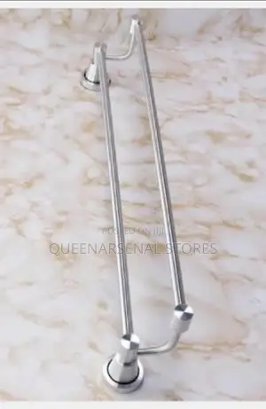 Aluminum Double Towel Rack 90cm