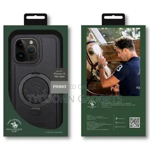 Premium Leather Case for iPhone 15 Pro Max Magsafe Stand