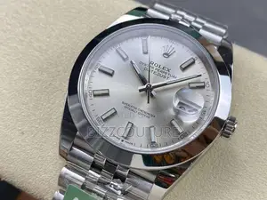 Original Rolex Oyster Perpetual Date-Just Silver Chain Watch
