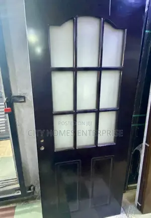 Modern 3ft Kitchen Glass and Wooden Doors