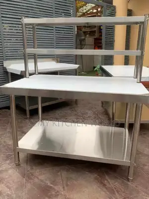 New Table With Shelves