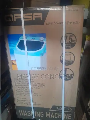 Qasa 7.5kg Single Tub Washing Machine-Low Power Consumption
