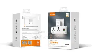 Ldnio 2 AC Outlets Portable Extension Power Socket SC2311