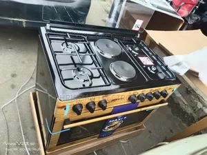Maxi 90×60 4gas Burner and 2electric Burner With Oven Wooden