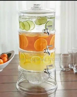 3 Layers Acrylic Drink Dispenser With Tap