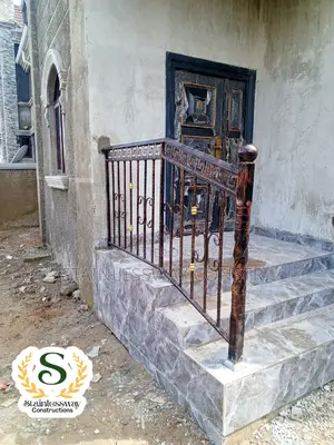Wrought Iron Entrance Railing