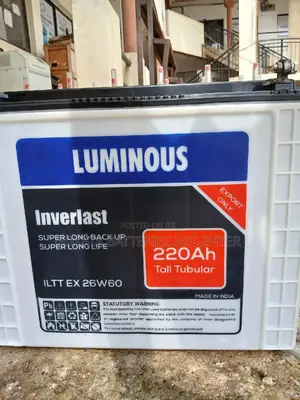 LUMINOUS 220AH Fairly Used Tubular Inverter Battery.
